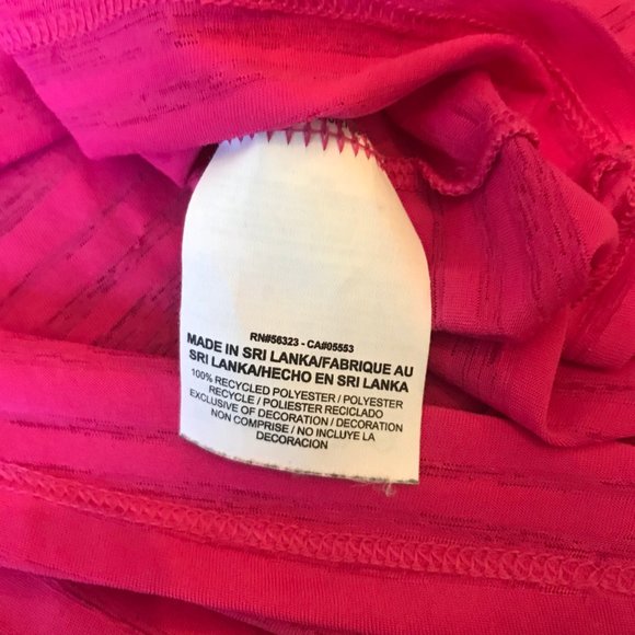 Nike Workout Tank Pink with Criss-Cross Sz S - Picture 3 of 6